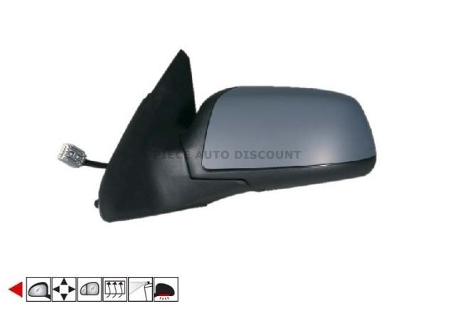 Acceder a la pieza Retrovisor izquierdo eléctrico, térmico imprimado + cortesía