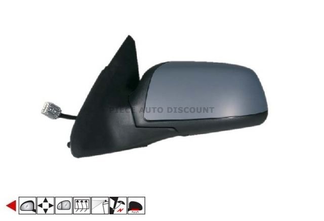 Acceder a la pieza Retrovisor izquierdo eléctrico [gran ángulo] + luz [Abatible]
