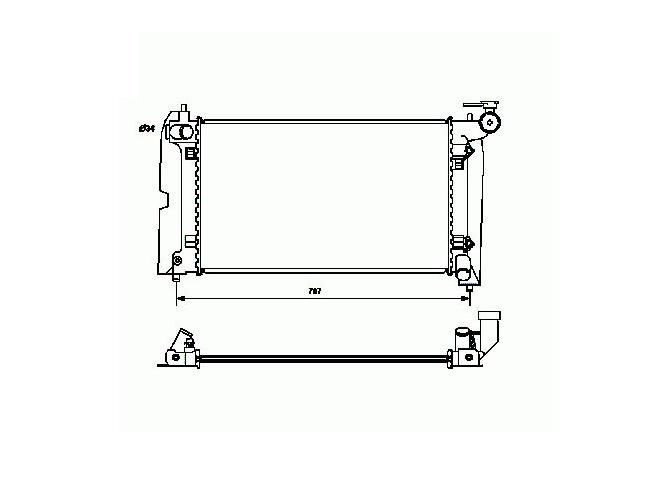 Acceder a la pieza Radiador 1,6L VVT-i gasolina
