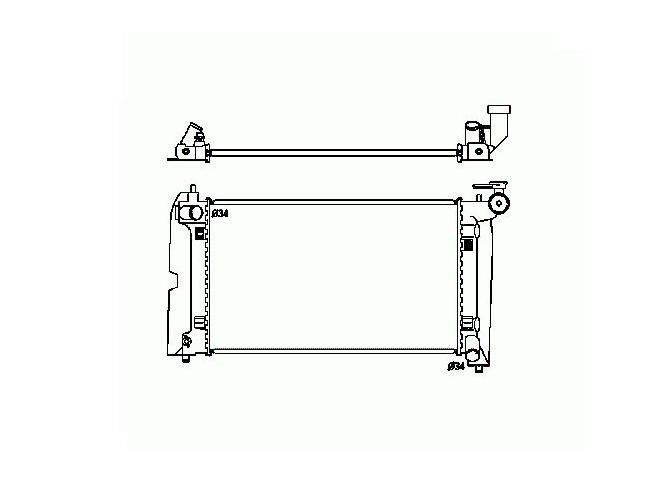 Acceder a la pieza Radiador 1,6L - 1,8L gasolina