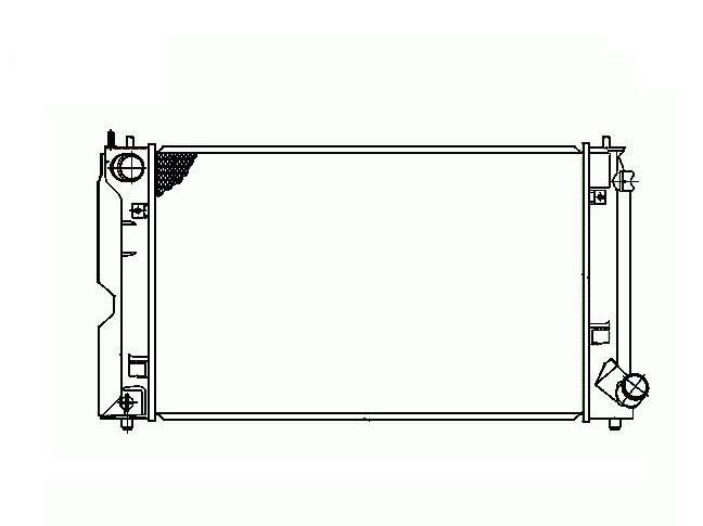 Radiador 2,0L diésel TOYOTA COROLLA  pour TOYOTA COROLLA Radiador 2,0L diésel TOYOTA COROLLA  pour TOYOTA COROLLA