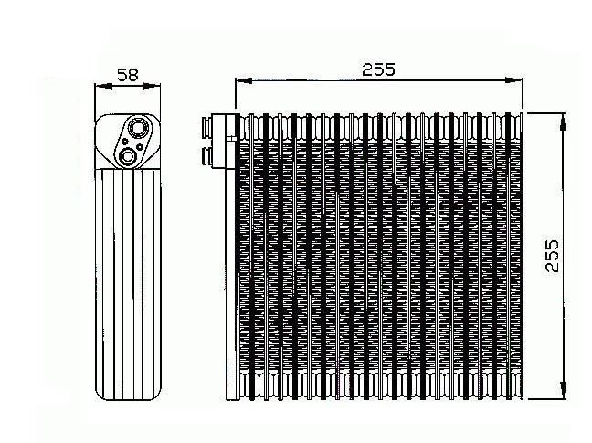 Acceder a la pieza Evaporador de climatización