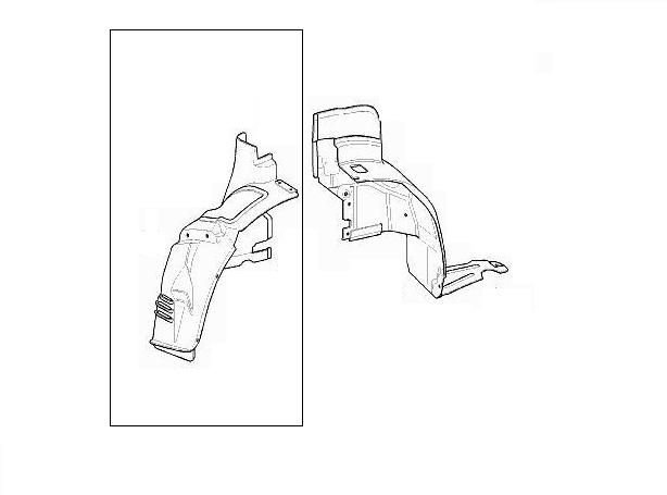 Acceder a la pieza Guardabarros delantero izquierdo [parte delantera]