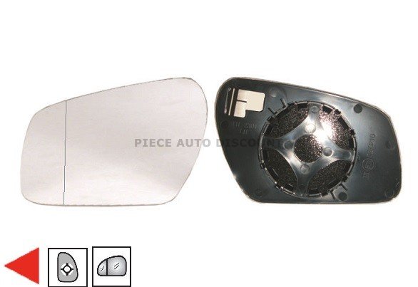 Acceder a la pieza Cristal + soporte retrovisor izquierdo [gran ángulo]