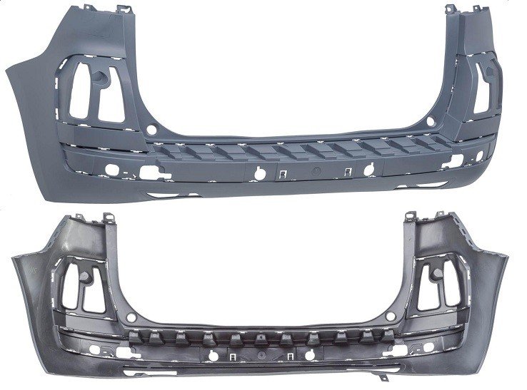 Acceder a la pieza Parachoques trasero imprimado