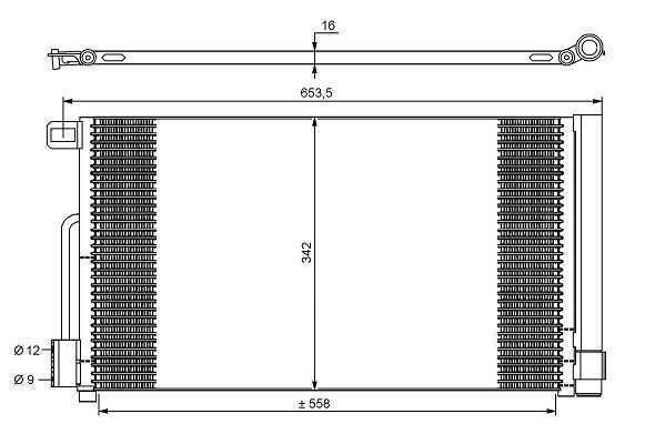 Acceder a la pieza Condensador de climatización 1.0L - 1.2L - 1.4L