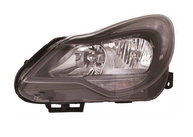 Acceder a la pieza Faro izquierdo H7+ H1 + luz de día [Negro]