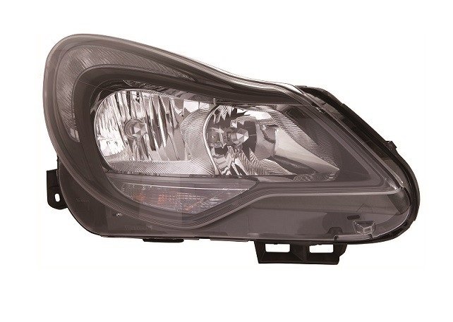 Acceder a la pieza Faro derecho H7+ H1 + luz de día [Negro]