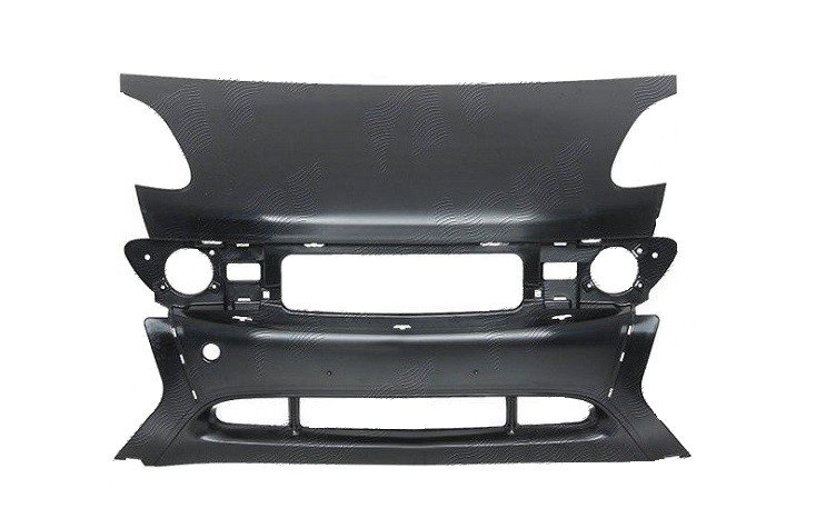 Acceder a la pieza Parachoques delantero central ->02