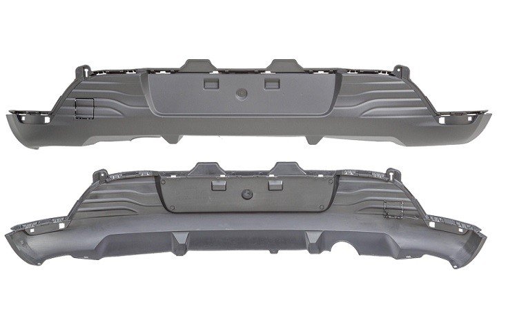 Acceder a la pieza Parachoques trasero inferior imprimado