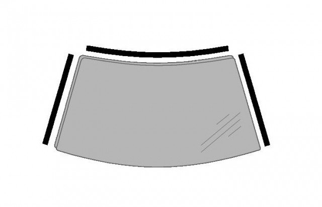 Acceder a la pieza Juego 3 molduras parabrisas 