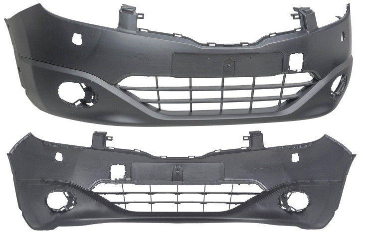Acceder a la pieza Parachoques delantero negro + lavafaros