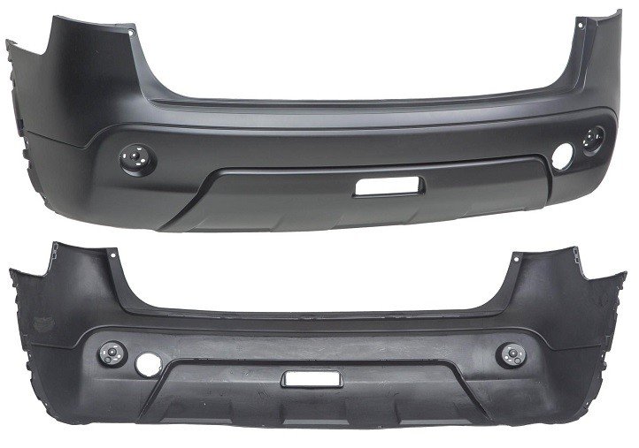 Acceder a la pieza Parachoques trasero negro