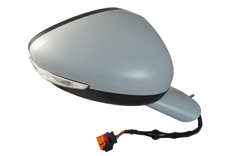 Retrovisor derecho eléctrico, térmico, imprimado + piloto + sonda