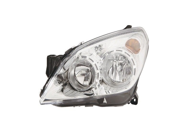 Faro izquierdo H1+H7 Cromado OPEL ASTRA Para 1 lámpara H1 y 1 lámpara H7, ajuste interior eléctrico con base cromada. Suministrado con motor. Excepto xenon.  pour OPEL ASTRA Faro izquierdo H1+H7 Cromado OPEL ASTRA Para 1 lámpara H1 y 1 lámpara H7, ajuste interior eléctrico con base cromada. Suministrado con motor. Excepto xenon.  pour OPEL ASTRA