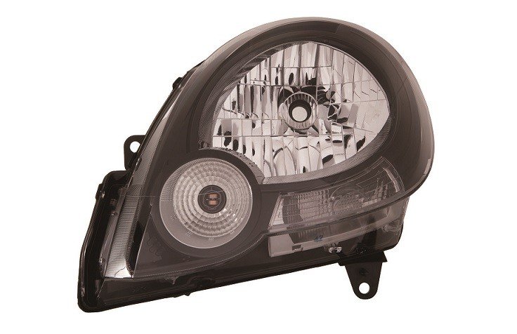 Faro izquierdo H4 [Negro]