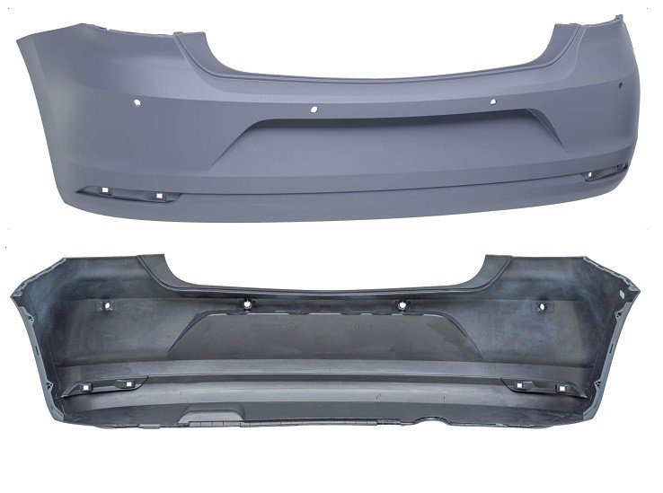 Parachoques trasero imprimado + sensores Escape pequeño VOLKSWAGEN POLO Con imprimación, para pintar del color del vehículo.. Para modelos con agujeros para sensores de ayuda al estacionamiento. Escape pequeño.  pour VOLKSWAGEN POLO  Parachoques trasero imprimado + sensores Escape pequeño VOLKSWAGEN POLO Con imprimación, para pintar del color del vehículo.. Para modelos con agujeros para sensores de ayuda al estacionamiento. Escape pequeño.  pour VOLKSWAGEN POLO