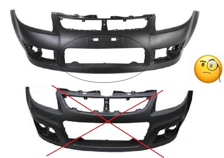 Acceder a la pieza Parachoques delantero imprimado 