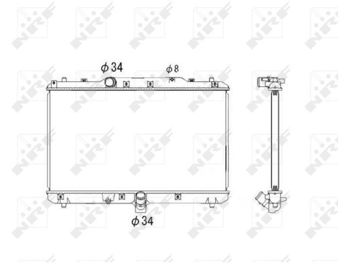 Acceder a la pieza Radiador 1.9L D Multijet
