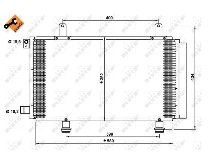 Acceder a la pieza Condensador de climatización 1,6L 16v - 4x4 - 1,9D Multijet.