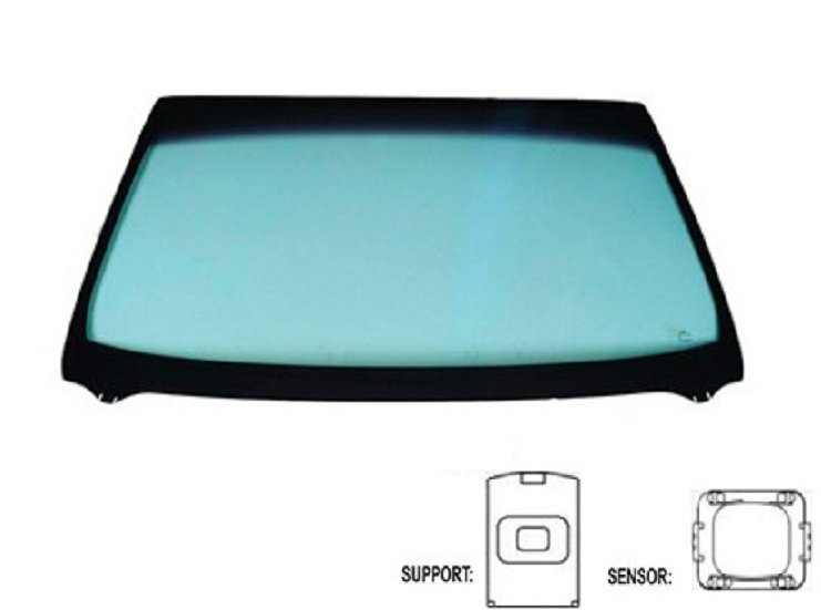 Acceder a la pieza Parabrisas tintado verde control solar sensor