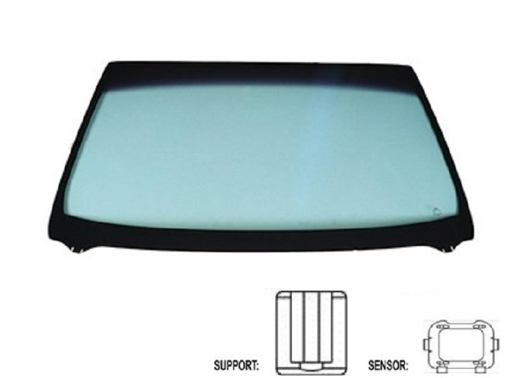 Acceder a la pieza Parabrisas tintado verde reflectante sensor