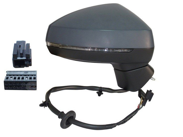 Acceder a la pieza Retrovisor derecho eléctrico, convexo, térmico, imprimado, con intermitente (8 pines) (Limousine)