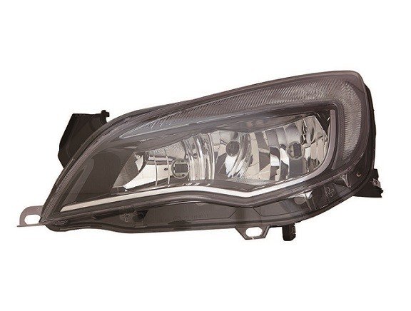 Acceder a la pieza Faro izquierdo H7+H7+Diurna [Negro - Cromado]