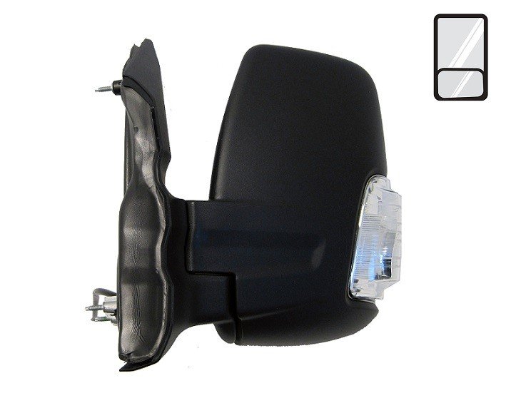 Acceder a la pieza Retrovisor izquierdo manual + piloto blanco [Corto]