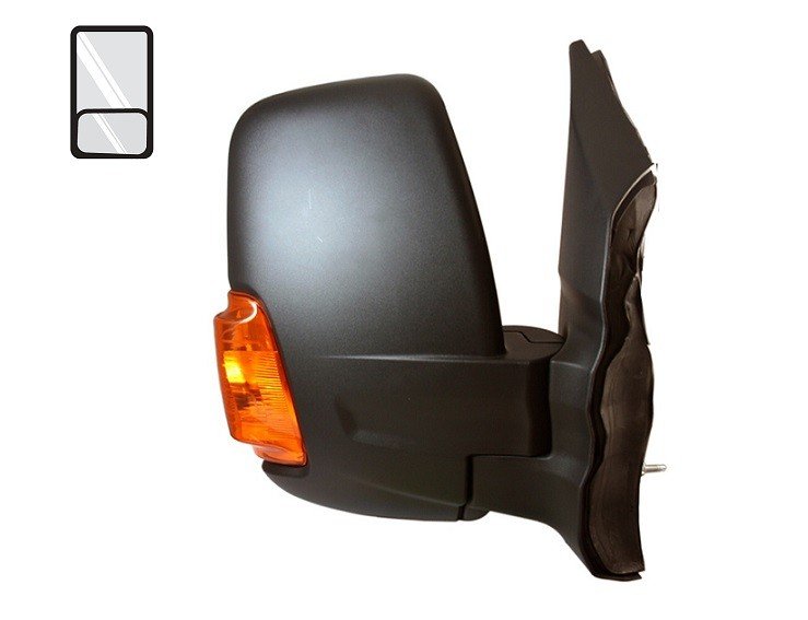 Acceder a la pieza Retrovisor derecho manual + piloto ambar [Corto]