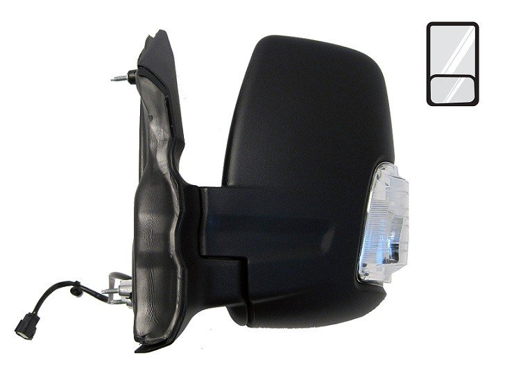 Acceder a la pieza Retrovisor izquierdo eléctrico, térmico, abatible + piloto blanco [Corto]