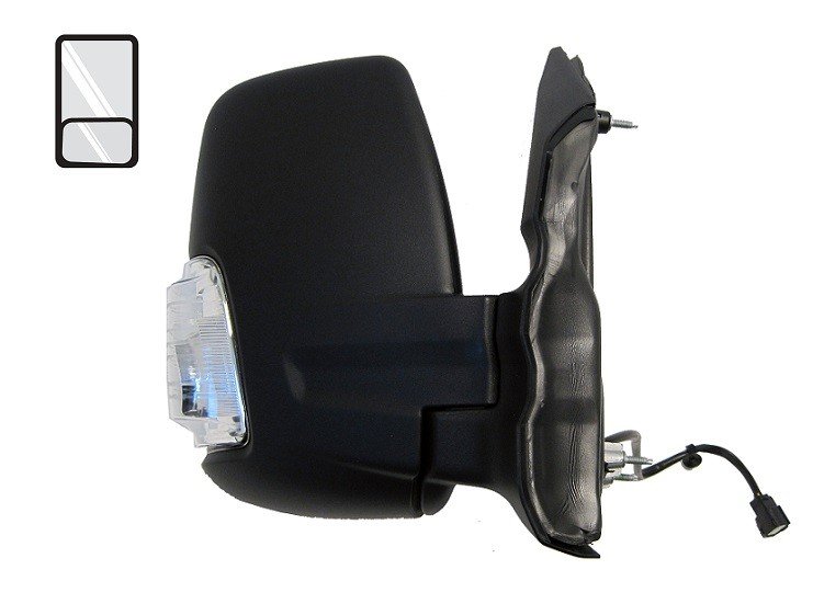 Acceder a la pieza Retrovisor derecho eléctrico, térmico, abatible + piloto blanco [Corto]