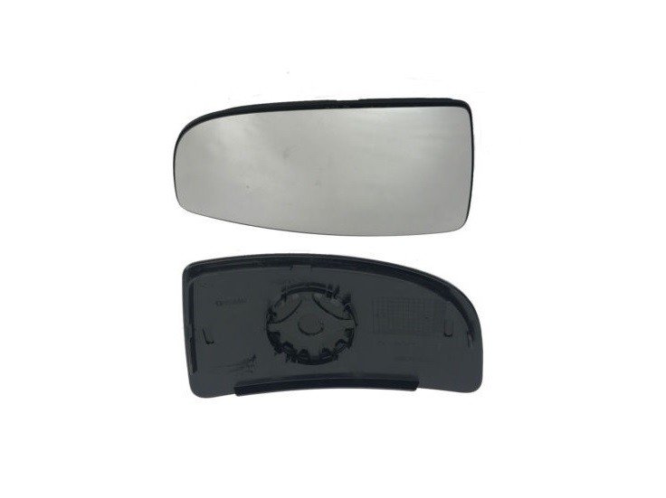 Cristal + soporte retrovisor izquierdo, convexo (Pequeña)