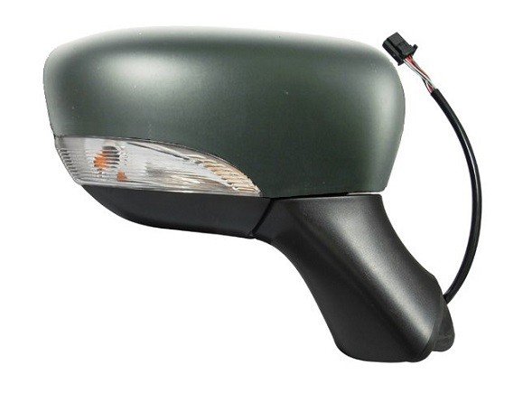 Retrovisor derecho eléctrico, térmico, abatible imprimado + piloto + sonda RENAULT-CAPTUR  pour RENAULT CAPTUR   pour RENAULT CAPTUR