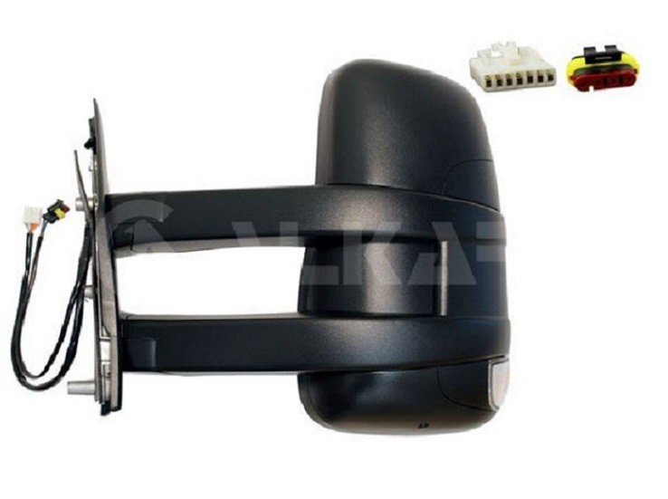 Acceder a la pieza Retrovisor eléctrico izquierdo, convexo, térmico, con intermitente, sonda (Largo) (11 pines)