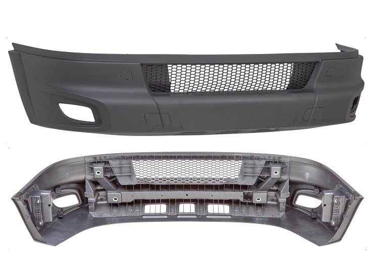 Acceder a la pieza Parachoques delantero negro para antinieblas