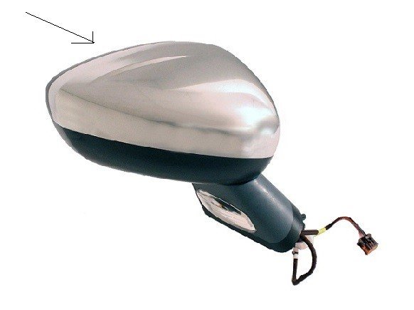 Retrovisor derecho eléctrico, térmico, abatible, imprimado + piloto + sonda + cortesia + memoria CITROEN C4  pour CITROEN C4  Retrovisor derecho eléctrico, térmico, abatible, imprimado + piloto + sonda + cortesia + memoria CITROEN C4  pour CITROEN C4