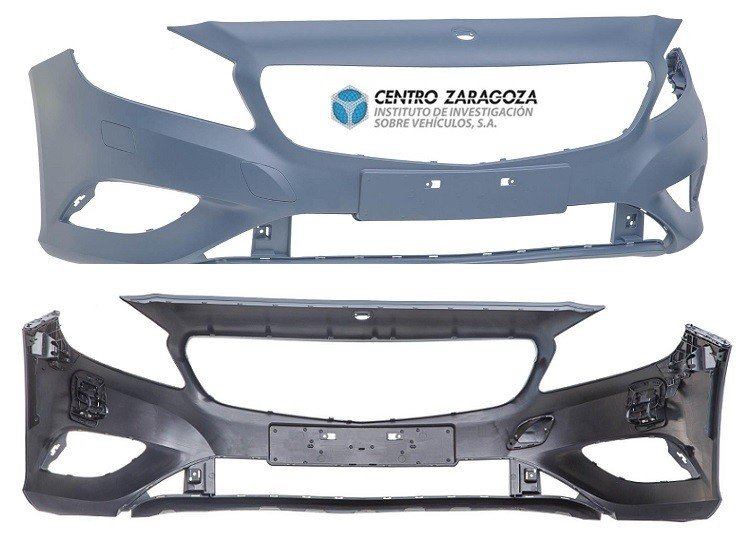 Acceder a la pieza Parachoques delantero imprimado lavafaros [Premium]