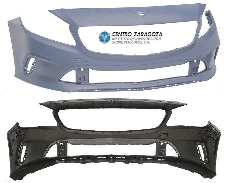 Acceder a la pieza Parachoques delantero imprimado sensores [Premium]