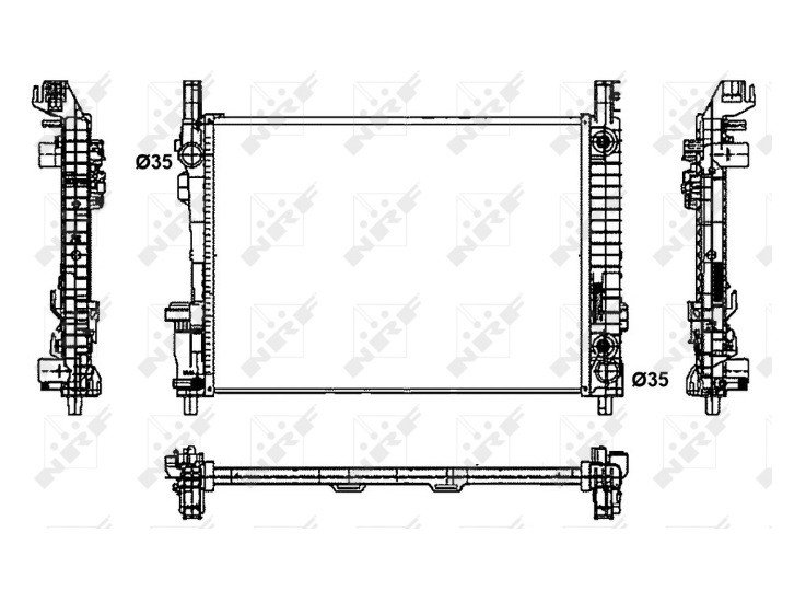 Acceder a la pieza Radiador A150 - A160 - A170 - A180 - A200