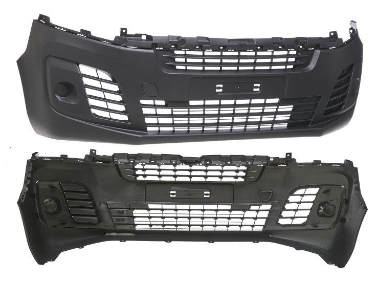 Parachoques delantero negro (Cargo)