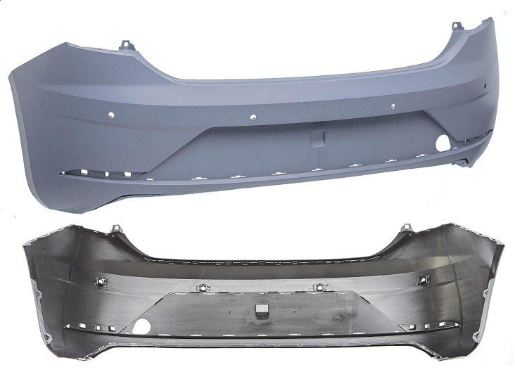 Acceder a la pieza Parachoques trasero imprimado + sensores [FR]