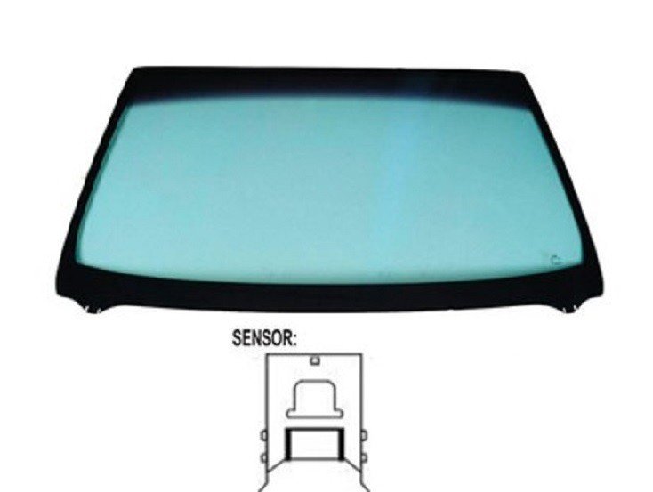 Acceder a la pieza Parabrisas tintado verde difuminado azul sensor