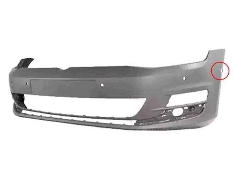 Acceder a la pieza Parachoques delantero imprimado para 6 sensores