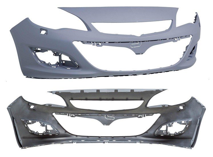 Kit Phare Avant (projecteur) + Pare-chocs Pour Opel Astra J - Marque QR-Parts - Neuf - Références Multiples