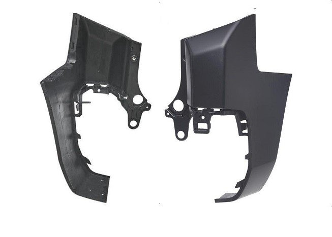 Acceder a la pieza Punta parachoques trasera derecha negra 1p [Corta]