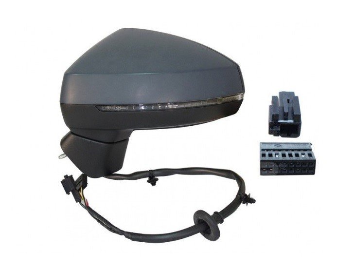 Acceder a la pieza Retrovisor izquierdo eléctrico, asférico, térmico, abatible, imprimado, con intermitente (12 pines)