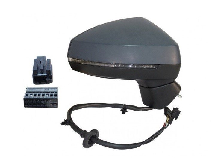 Acceder a la pieza Retrovisor derecho eléctrico, asférico, térmico, abatible, imprimado, con intermitente, memoria (14 pines)