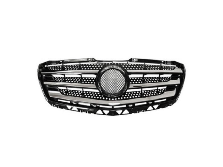 Acceder a la pieza Rejilla frente negra - cromada