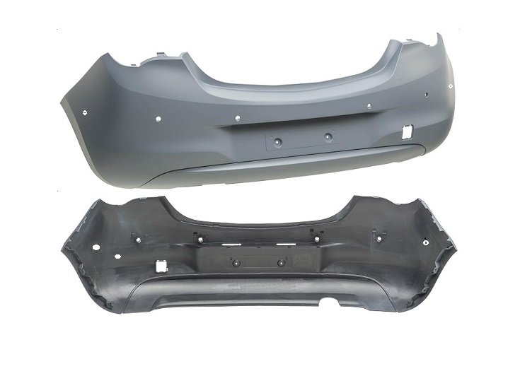 Acceder a la pieza Parachoques trasero imprimado 6 sensores 5ptas